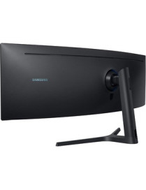 Samsung S49A950U 49" Dual Quad HD (DQHD) Curved Screen Quantum Dot LED LCD Monitor - 32:9 - Charcoal Black - 49" (1244.60 mm) Cl