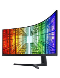 Samsung S49A950U 49" Dual Quad HD (DQHD) Curved Screen Quantum Dot LED LCD Monitor - 32:9 - Charcoal Black - 49" (1244.60 mm) Cl