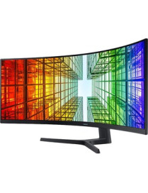 Samsung S49A950U 49" Dual Quad HD (DQHD) Curved Screen Quantum Dot LED LCD Monitor - 32:9 - Charcoal Black - 49" (1244.60 mm) Cl