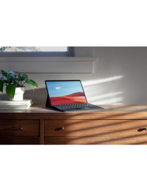 Microsoft Surface Microsoft Type Cover Keyboard/Cover Case Microsoft Surface Pro X Tablet - Black - Strain Resistant