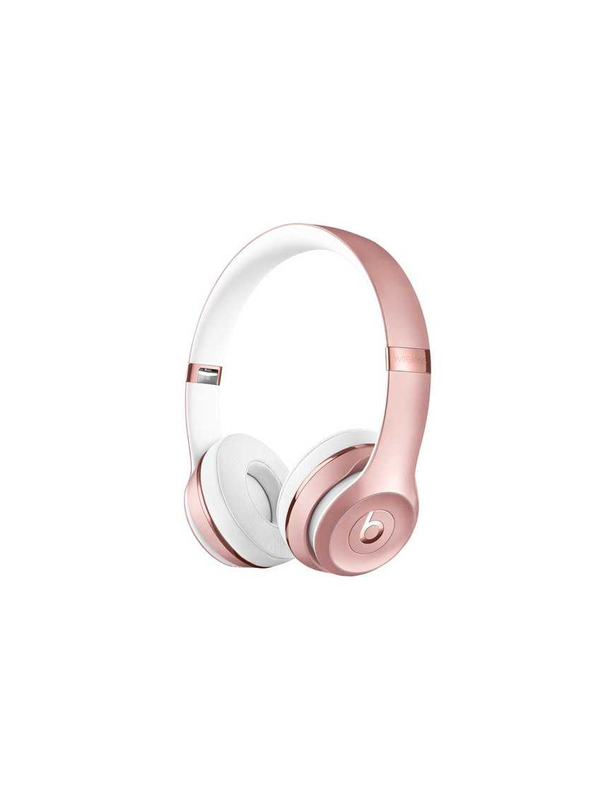 Apple Beats by Dr. Dre Solo3 Wireless Headphones - Rose Gold - Stereo - Wireless - Bluetooth - Over-the-head - Binaural - Circum