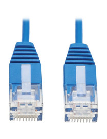 Tripp Lite N200-UR07-BL Cat6 Ultra-Slim Ethernet Cable (RJ45 M/M), Blue, 7 ft. - 7 ft Category 6 Network Cable for Network Devic