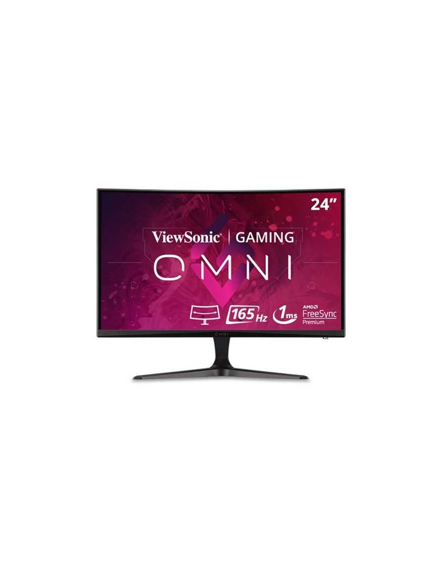 ViewSonic OMNI VX2418C 23.6" Full HD Curved Screen LED Gaming LCD Monitor - 16:9 - Black - 24.00" (609.60 mm) Class - MVA techno