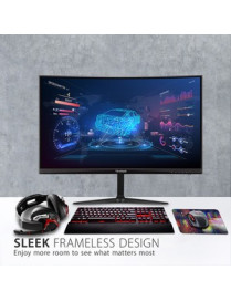 ViewSonic OMNI VX2418C 23.6" Full HD Curved Screen LED Gaming LCD Monitor - 16:9 - Black - 24.00" (609.60 mm) Class - MVA techno