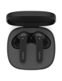 Belkin SOUNDFORM Flow Noise Cancelling Earbuds - Mono, Stereo - Wireless - Bluetooth - 32.8 ft - Earbud - Binaural - In-ear - No