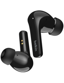 Belkin SOUNDFORM Flow Noise Cancelling Earbuds - Mono, Stereo - Wireless - Bluetooth - 32.8 ft - Earbud - Binaural - In-ear - No