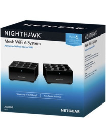 Netgear Nighthawk MK62 Wi-Fi 6 IEEE 802.11ax Ethernet Wireless Router - 2.40 GHz ISM Band - 5 GHz UNII Band - 225 MB/s Wireless 