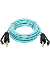 Tripp Lite N820-10M-IND 10Gb Duplex Multimode 50/125 OM3 Fiber Patch Cable, Aqua, 10 m - 32.8 ft Fiber Optic Network Cable for N