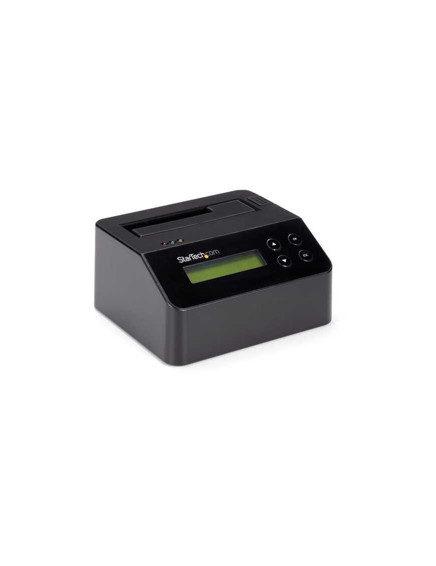 StarTech.com Hard Drive Eraser and Docking Station Standalone - 4Kn Support - TAA - 2.5 / 3.5 SATA SSD/HDD Dock & Wiper - Standa