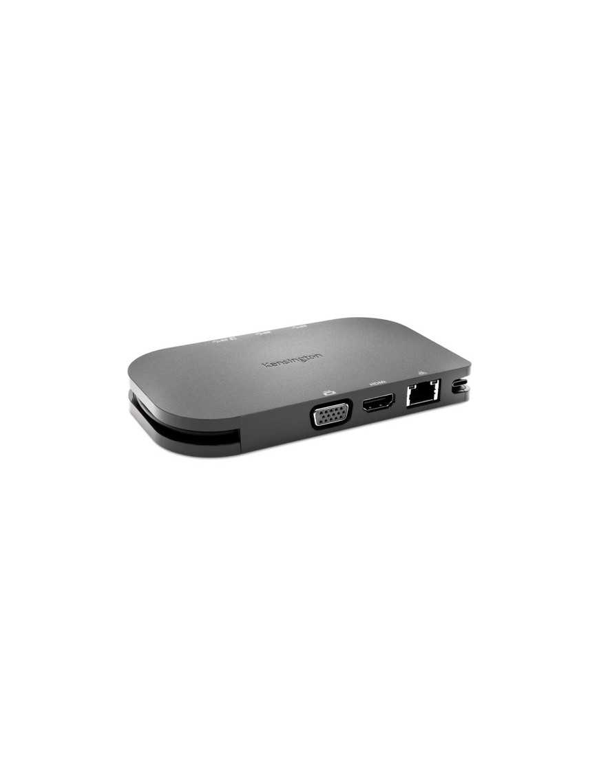 Kensington SD1610P Docking Station - for Monitor/Projector/Notebook/Tablet - 60 W - USB Type C - 4K - 3840 x 2160 - 3 x USB Port