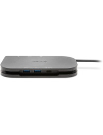 Kensington SD1610P Docking Station - for Monitor/Projector/Notebook/Tablet - 60 W - USB Type C - 4K - 3840 x 2160 - 3 x USB Port