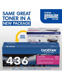 Brother TN436M Original Laser Toner Cartridge - Magenta - 1 Each - 6500 Pages