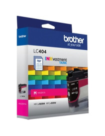 Brother INKvestment LC404M Original Standard Yield Inkjet Ink Cartridge - Single Pack - Magenta - 1 Each - 750 Pages