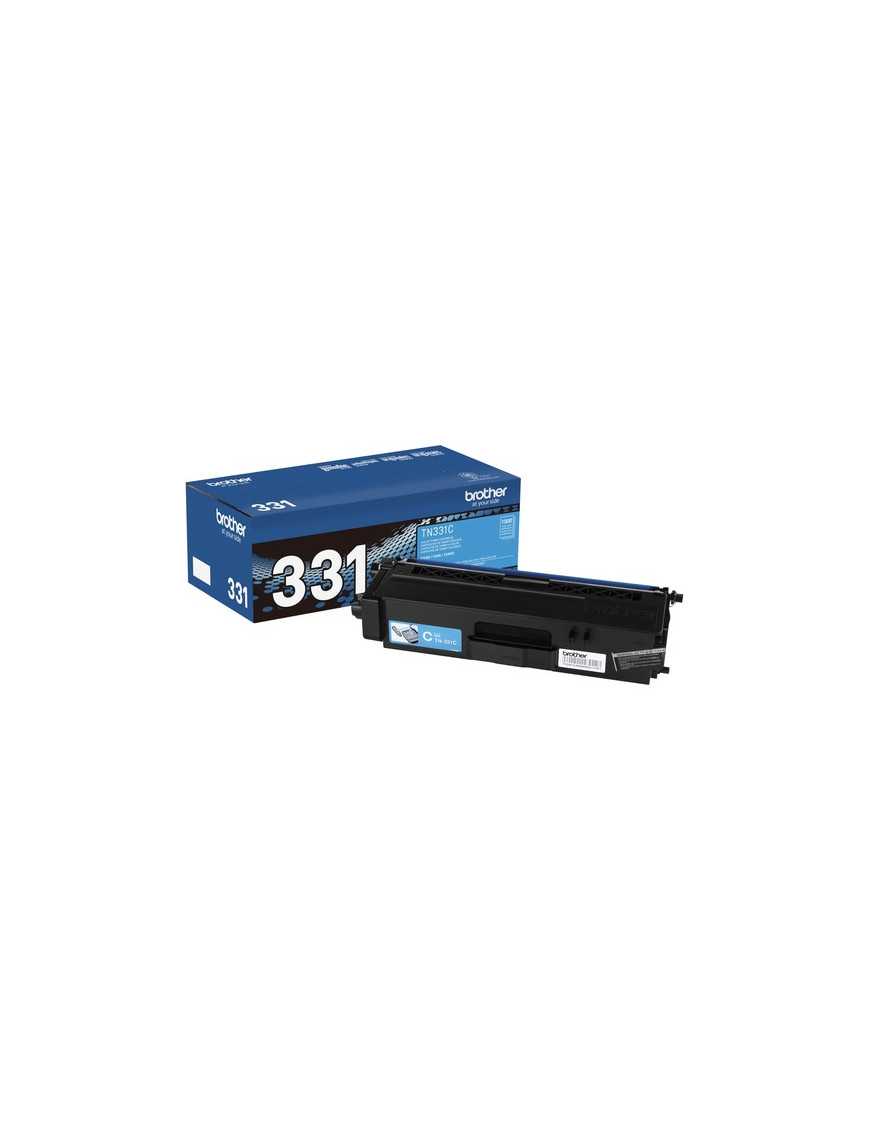 Brother TN331C Original Toner Cartridge - Laser - Standard Yield - 1500 Pages - Cyan - 1 Each