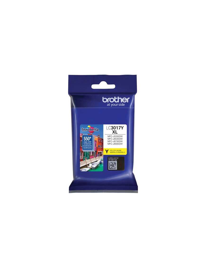 Brother Innobella LC3017Y Original High Yield Inkjet Ink Cartridge - Yellow - 1 / Pack - 550 Pages