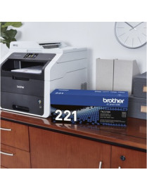 Brother TN221BK Original Toner Cartridge - Laser - Standard Yield - 2500 Pages - Black - 1 Each