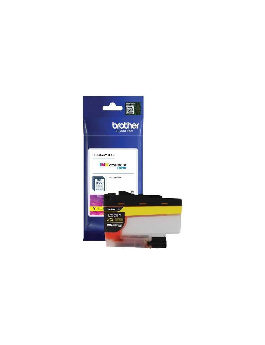 Brother INKvestment LC3033YS Original Inkjet Ink Cartridge - Yellow - 1 Each - 1500 Pages