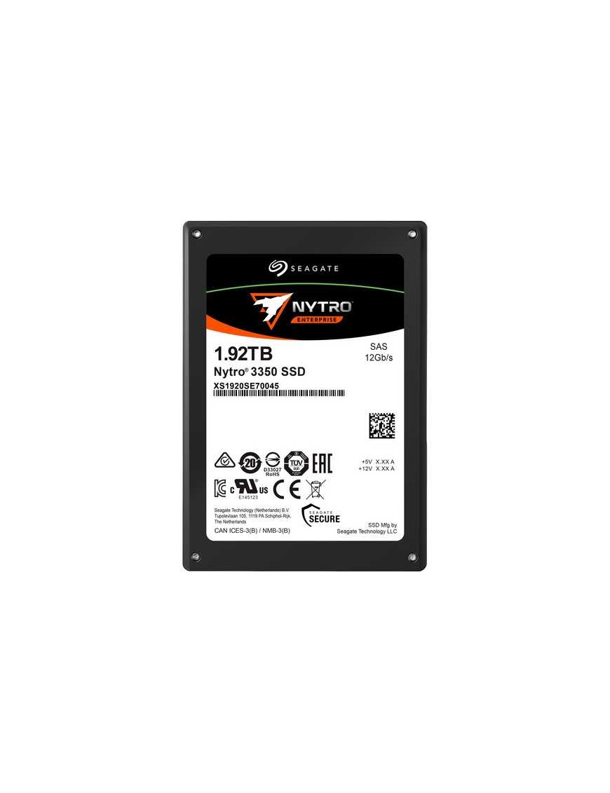 Seagate Nytro 3000 XS1920SE70045 1.92 TB Solid State Drive - 2.5" Internal - SAS (12Gb/s SAS) - Server, Storage System Device Su