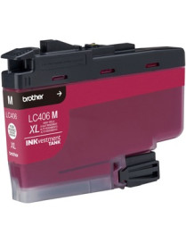 Brother INKvestment LC406XLM Original High Yield Inkjet Ink Cartridge - Single Pack - Magenta - 1 Each - 5000 Pages