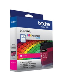 Brother INKvestment LC406XLM Original High Yield Inkjet Ink Cartridge - Single Pack - Magenta - 1 Each - 5000 Pages