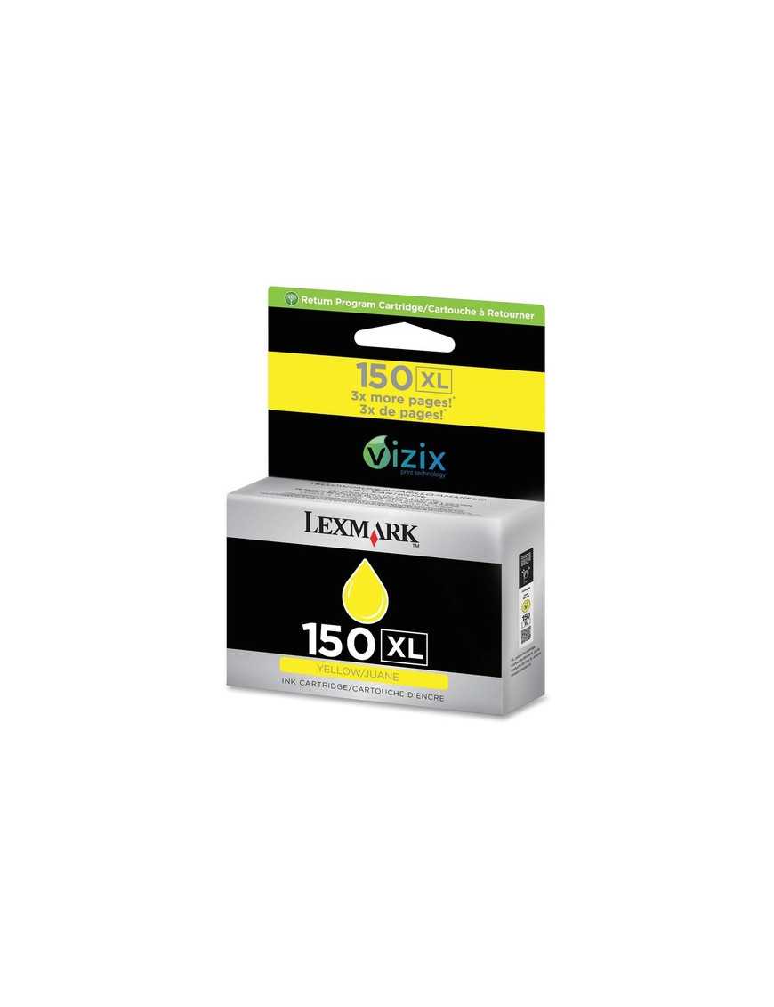 Lexmark 150XL Ink Cartridge - Inkjet - High Yield - 700 Pages - Yellow - 1 Each