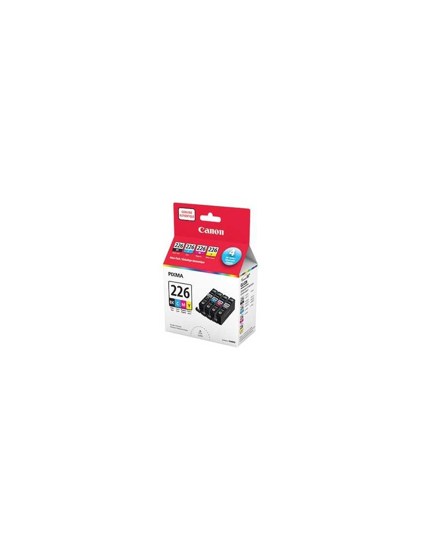 Canon CLI-226 Original Inkjet Ink Cartridge - Value Pack - Black, Cyan, Magenta, Yellow Pack - Inkjet