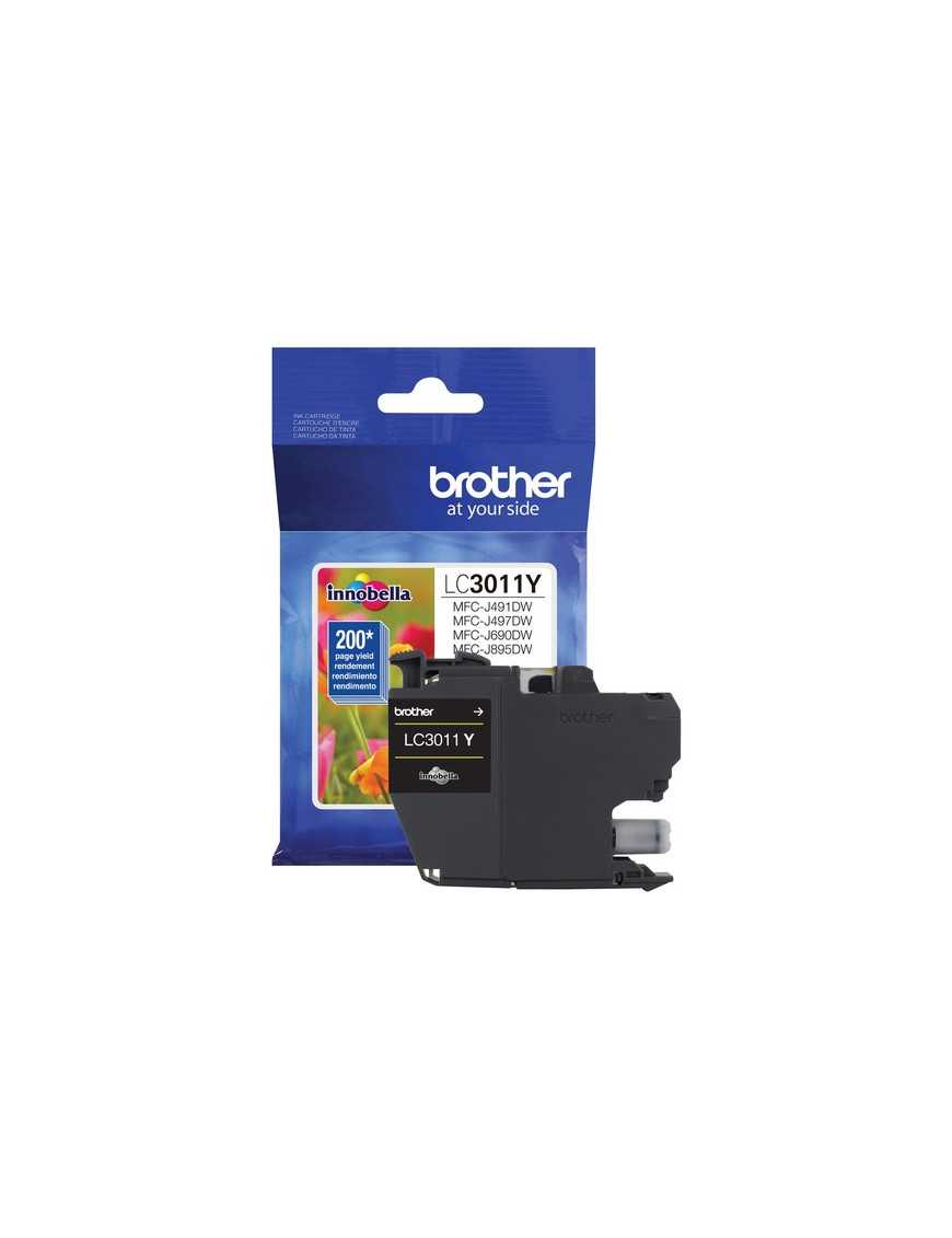 Brother LC3011YS Original Standard Yield Inkjet Ink Cartridge - Single Pack - Yellow - 1 Each - 200 Pages