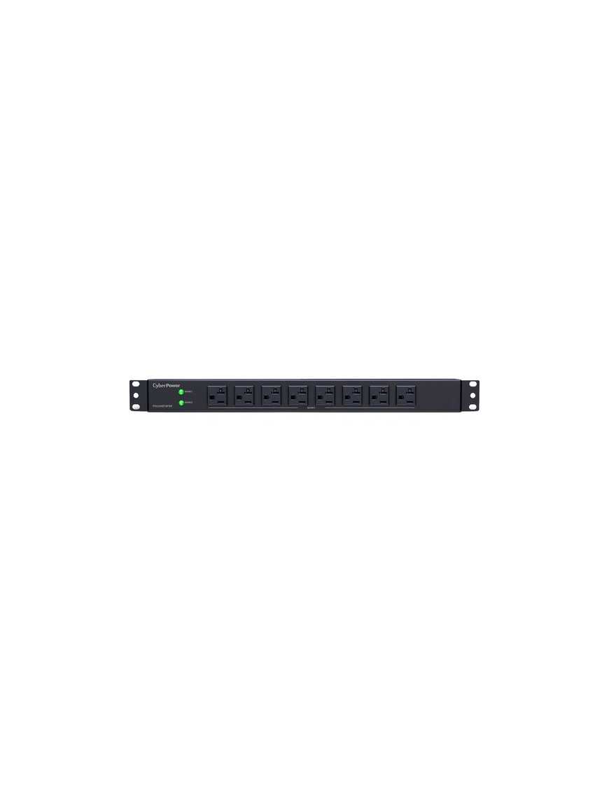 Cyber Power CyberPower Basic PDU30BT8F8R 16-Outlets PDU - Basic - NEMA L5-30P - 16 x NEMA 5-20R - 120 V AC - 1U - Vertical - Rac