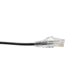 Tripp Lite Cat6 UTP Patch Cable (RJ45) - M/M, Gigabit, Snagless, Molded, Slim, Black, 3 ft. - 3 ft Category 6 Network Cable for 