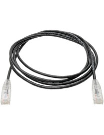 Tripp Lite Cat6 UTP Patch Cable (RJ45) - M/M, Gigabit, Snagless, Molded, Slim, Black, 5 ft. - 5 ft Category 6 Network Cable for 