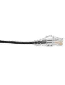 Tripp Lite Cat6 UTP Patch Cable (RJ45) - M/M, Gigabit, Snagless, Molded, Slim, Black, 5 ft. - 5 ft Category 6 Network Cable for 