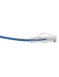 Tripp Lite Cat6 UTP Patch Cable (RJ45) - M/M, Gigabit, Snagless, Molded, Slim, Blue, 15 ft. - 15 ft Category 6 Network Cable for