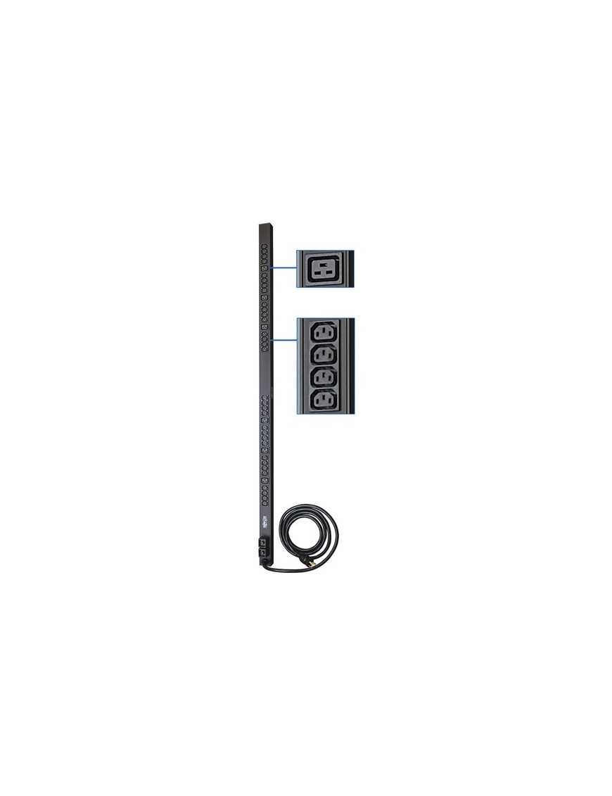 Tripp Lite PDUV30HV PDU Basic 208V - 240V 30A 38 Outlet - 6 x IEC 320 EN 60320 C19, 32 x IEC 320 EN 60320 C13 - Zero U Vertical 