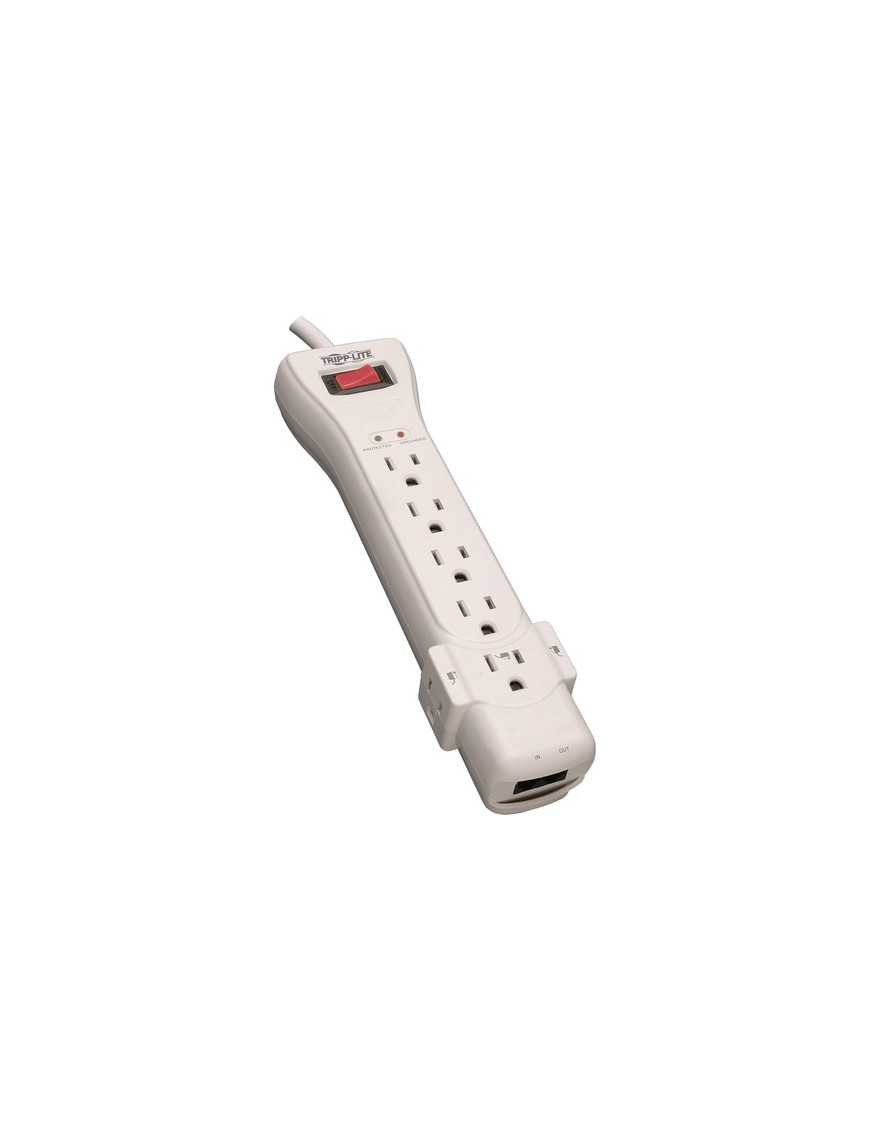 Tripp Lite Protect It! Seven-Outlet Surge Suppressor - 7 x NEMA 5-15R - 1.80 kVA - 2520 J - 120 V AC Input - 120 V AC Output