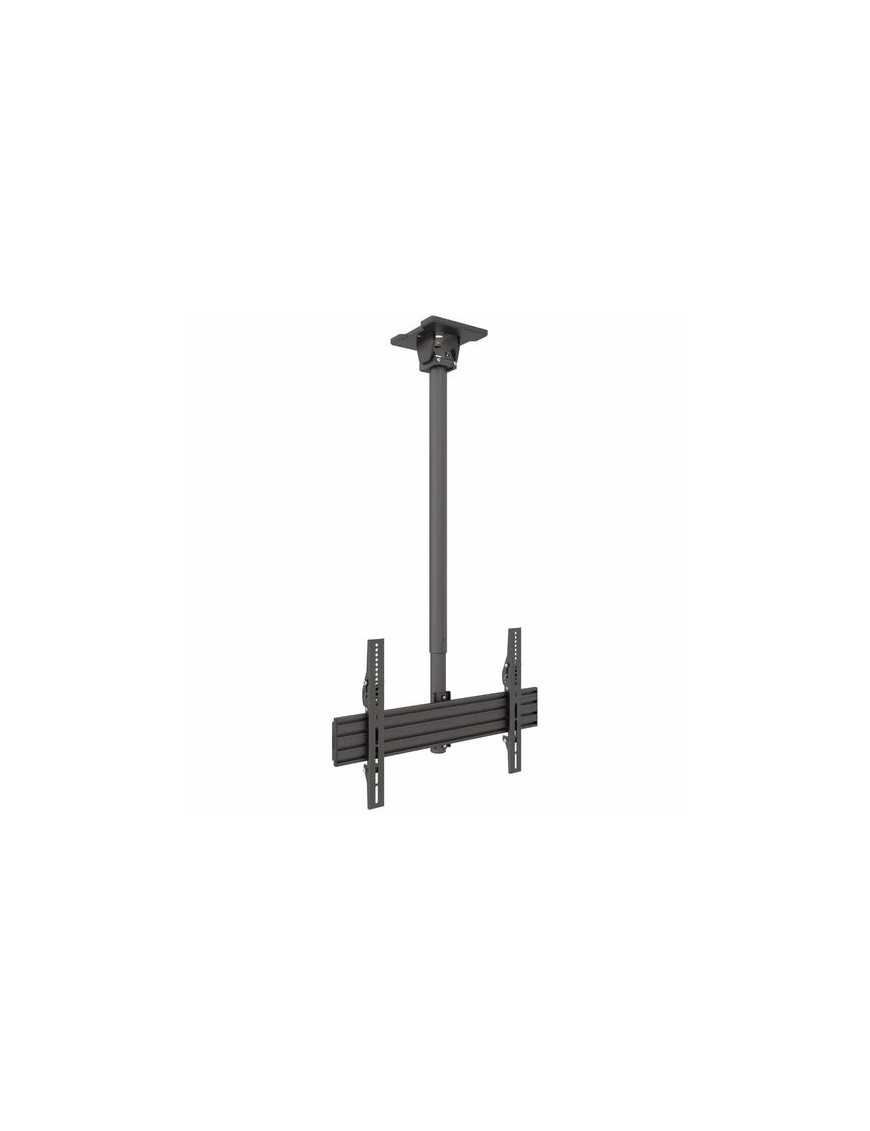 Kanto Living Kanto Ceiling Mount for TV - Black - Height Adjustable - 37" to 70" Screen Support - 49.90 kg Load Capacity - 75 x 