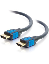 C2G 10ft High Speed HDMI Cable With Gripping Connectors - 10 ft HDMI A/V Cable for Audio/Video Device, Home Theater System, Swit