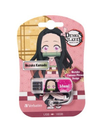 Verbatim 16GB Demon Slayer USB Flash Drive- Nezuko - 16 GB - USB 2.0