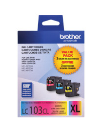 Brother Innobella LC1033PKS Original Ink Cartridge - Inkjet - High Yield - 600 Pages Cyan, 600 Pages Magenta, 600 Pages Yellow -