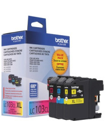 Brother Innobella LC1033PKS Original Ink Cartridge - Inkjet - High Yield - 600 Pages Cyan, 600 Pages Magenta, 600 Pages Yellow -