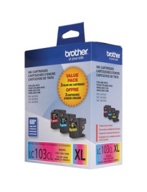 Brother Innobella LC1033PKS Original Ink Cartridge - Inkjet - High Yield - 600 Pages Cyan, 600 Pages Magenta, 600 Pages Yellow -