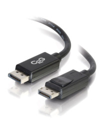 C2G 25ft DisplayPort Cable with Latches 8K UHD M/M - Black - 25 ft DisplayPort A/V Cable for Notebook, Monitor, Audio/Video Devi