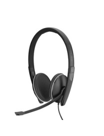 EPOS | SENNHEISER SC 165 USB Headset - Stereo - USB, Mini-phone (3.5mm) - Wired - 20 Hz - 20 kHz - Over-the-head - Binaural - Su