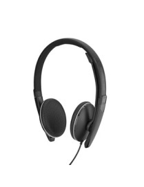 EPOS | SENNHEISER SC 165 USB Headset - Stereo - USB, Mini-phone (3.5mm) - Wired - 20 Hz - 20 kHz - Over-the-head - Binaural - Su