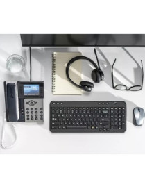 Polycom Poly Edge E320 IP Phone - Corded - Corded - NFC, Bluetooth - Desktop, Wall Mountable - VoIP - 2 x Network (RJ-45) - PoE 