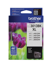 Brother Innobella LC3013BKS Original High Yield Inkjet Ink Cartridge - Single Pack - Black - 1 Each - 400 Pages