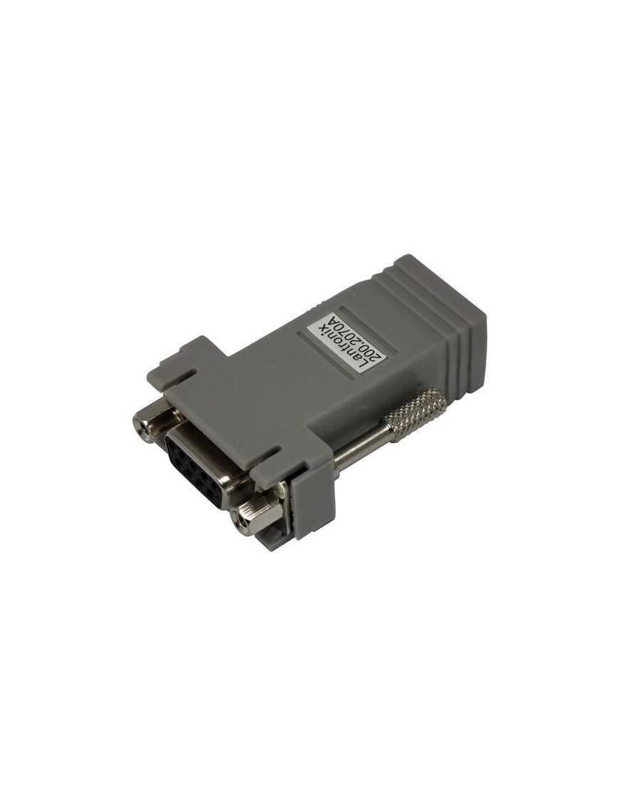 Lantronix Accessory, RJ45 To DB9F DCE Adapter For Connection To A DB9M DTE - RJ-45 Network - 9-pin DB-9 Serial Female