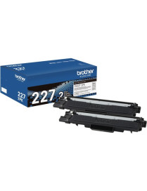 Brother TN227 Original High Yield Laser Toner Cartridge - Twin-pack - Black - 2 / Box - 3000 Pages Black (Per Cartridge)