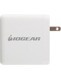 IOGEAR GearPower 100W USB-C GaN Charger [USB-IF] - 1 Pack - 100 W - 120 V AC, 230 V AC Input - 5 V DC/5 A, 9 V DC, 15 V DC, 20 V