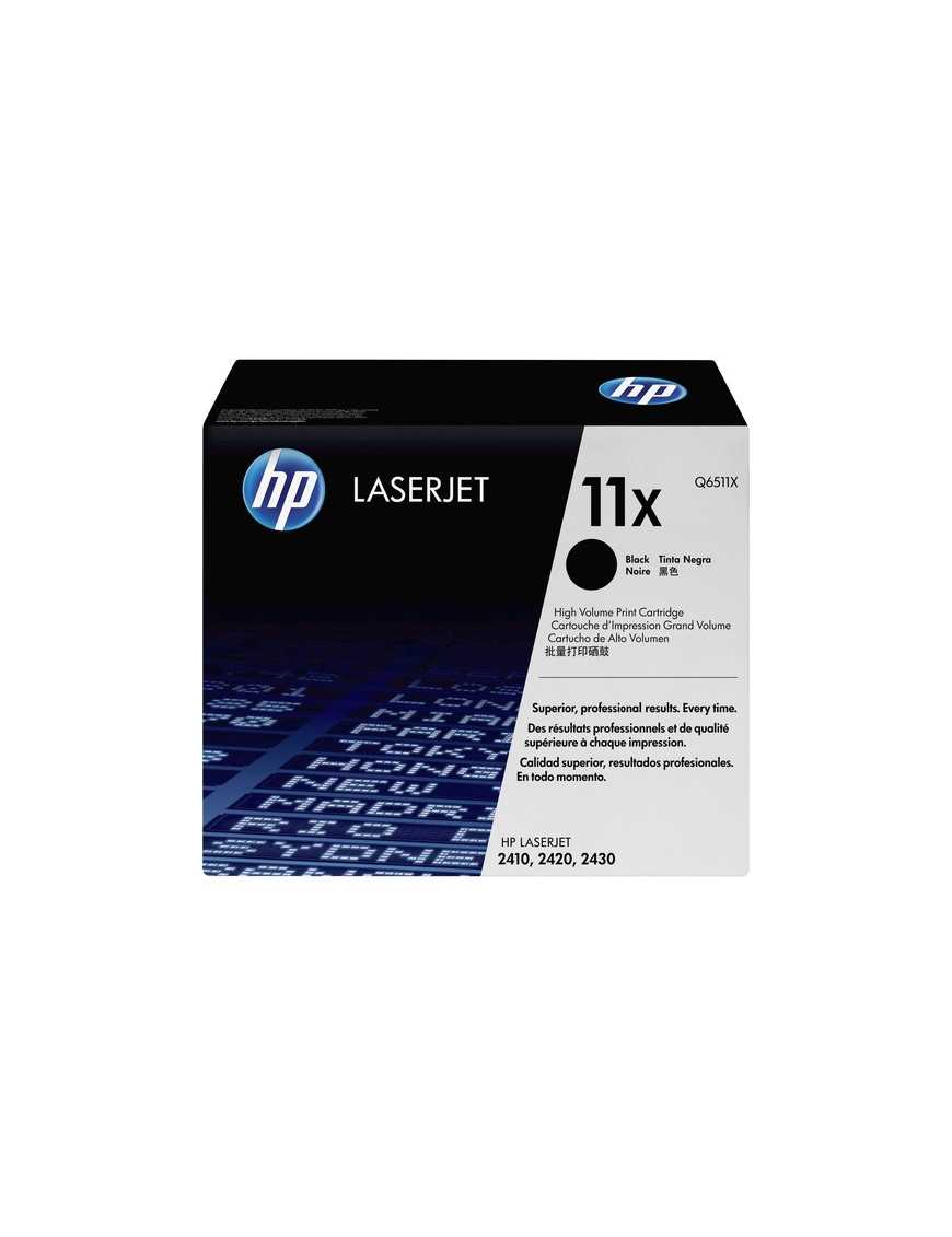 HP Inc. HP 11X (Q6511X) Original Laser Toner Cartridge - Single Pack - Black - 1 Each - 12000 Pages