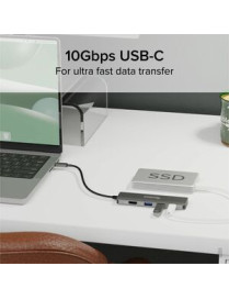 Plugable Docking Station - USB Type C - USB Type-C - HDMI - Wired